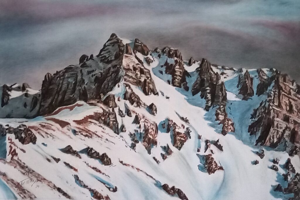 Hochtenn
Kohle/Kreide
50x70cm