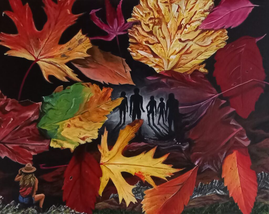 Herbstlaub
Acryl/Leinwand
40x50cm