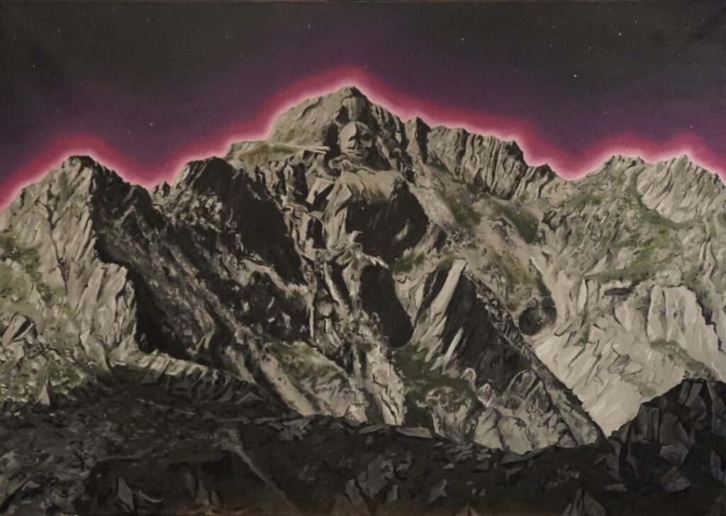 Zeus - Öl/Leinwand - 74x104cm