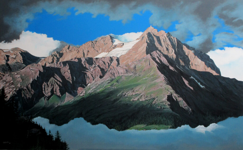 Hoher Riffler -  Acryl/Leinwand - 80x140cm