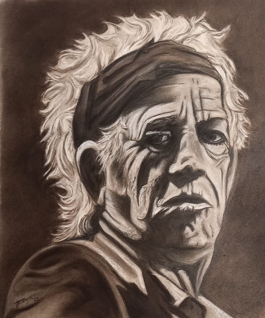 Keith Richards
Kohle/Kreide
40X50cm