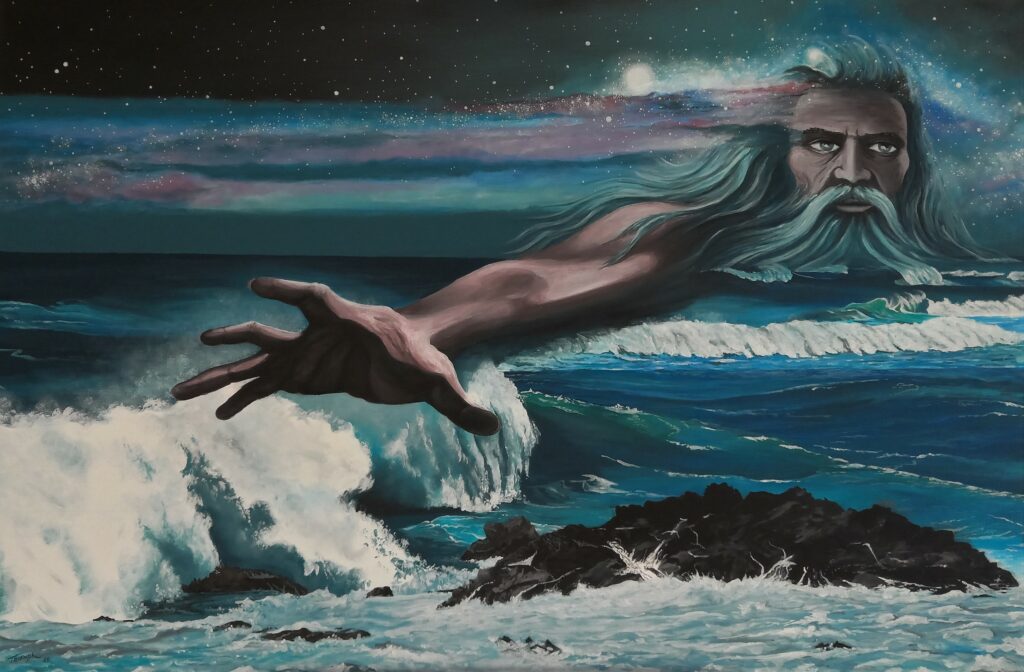 Poseidon - Acryl/Leinwand - 80x120cm